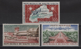 Haute Volta - PA N°1 à 3 - Aviation - Avions - Cote 24.45€ - ** Neuf Sans Charniere - Opper-Volta (1958-1984)