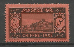 SYRIE TAXE N° 35 NEUF** SANS CHARNIERE Tres Bon Centrage / MNH - Strafport