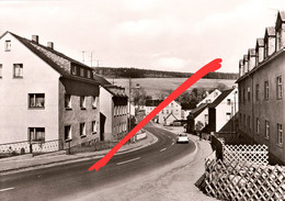 AK Crottendorf Scheibenberger Straße A Scheibenberg Elterlein Schlettau Sehma Cranzahl Neudorf Annaberg Erzgebirge DDR - Scheibenberg