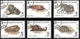 MADAGASCAR Faune Marine, Mollusques. Yvert N° 1151/56. Oblitérés, Used - Marine Life