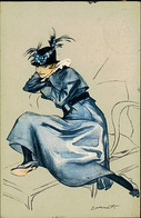 EDIZIONE D'ARTE '' ZENIT  '' 1920s POSTCARD - WOMAN - SERIE VI / 6 (3346) - Andere & Zonder Classificatie