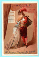 Chromo Au Roule Nouveautés. Calendrier, Semestre Octobre 1877-Mars 1878. Théâtre. Cinq-Mars. Imp. Clarey - Small : ...-1900