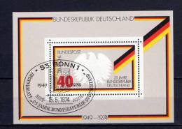 BLOC Deutschland OBLITÉRÉ 1974 Michel : 10 Y&T : 9 - 1959-1980