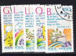 Vatican 1986 Mi#889-893 Used - Gebruikt