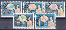 Vatican 1989 Mi#988-992 Used - Gebruikt