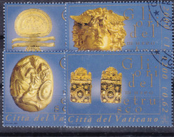 Vatican 2001 Mi#1386-1389 Used - Gebruikt