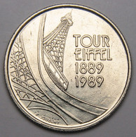 5 Francs Tour Eiffel, 1989, Nickel - V° République - 5 Francs