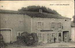 Esley  Café Cuny Mougenez Carte Tres Rare - Autres Communes