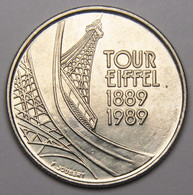 5 Francs Tour Eiffel, 1989, Nickel - V° République - 5 Francs