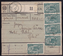 Slovenia, Chainbreakers, 1919, Parcel Card, Podbrezje - Covers & Documents