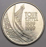 5 Francs Tour Eiffel, 1989, Nickel - V° République - 5 Francs