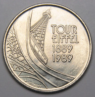 5 Francs Tour Eiffel, 1989, Nickel - V° République - 5 Francs