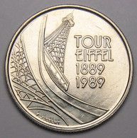 5 Francs Tour Eiffel, 1989, Nickel - V° République - 5 Francs