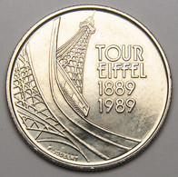 5 Francs Tour Eiffel, 1989, Nickel - V° République - 5 Francs