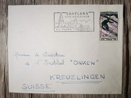 E36 Enveloppe  + Timbre France 1962 - Lettres & Documents