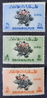 Inde 1949 Bahawalpur N°25,27,28 *TB Cote 66€ - Bahawalpur