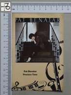 POSTCARD - PAT BENATAR -  LP'S COLLETION -   2 SCANS  - (Nº48309) - Music And Musicians