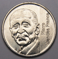 5 Francs Mendès France, 1992, Nickel - V° République - 5 Francs