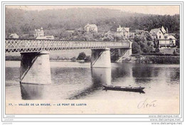 LUSTIN ..-- PROFONDEVILLE ..-- Le Pont . 1906 Vers NIEL ( Mr A. JANSSENS ) . Voir Verso . - Profondeville