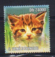 Fauna. Cats - (S. Tome) MNH (3W0336) - Domestic Cats