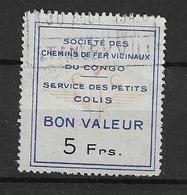 Vignette Vicicongo - Service Des Petits Colis 1940 - 5 Frs - Obl/gest/used - RR (à Voir) - Sonstige