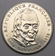 5 Francs Voltaire, 1994, Nickel - V° République - 5 Francs