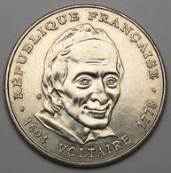 5 Francs Voltaire, 1994, Nickel - V° République - 5 Francs