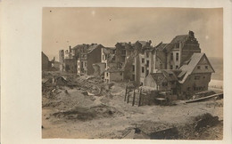 CPA Photo WESTENDE Destruction De La Ville Guerre  ( Carte 1 De 2 ) - Westende