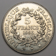 5 Francs Hercule De Dupré, 1996, Nickel - V° République - 5 Francs