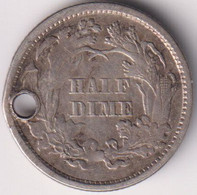 1872 , HALF DIME - Half Dimes (Mezzi Dimes)