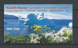 1989 MNH Greenland, Booklet  Mi MH1 Postfris** - Markenheftchen