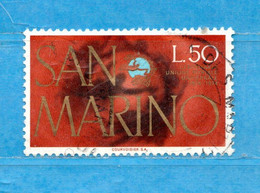 SAN MARINO ° 1974 - CENTENARIO Dell'UPU. Lire 50. Unif. 926  . Usati - Usati