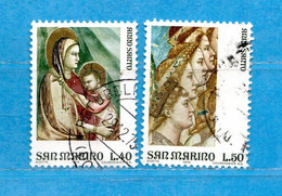 SAN MARINO ° 1975 - ANNO SANTO . Unif. 939-940.  . Usati - Used Stamps