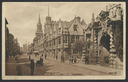 OXFORD - High Street Old Postcard (see Sales Conditions) 05934 - Oxford