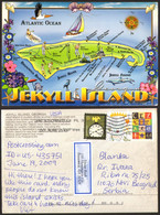 USA Georgia Jekyll Island Map Nice Stamp # 35680 - Otros