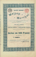 Titre De 1905 - Société Anonyme Maison Marchal- - Industry