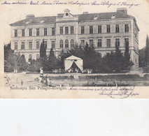 ROVINJ-ROVIGNO-CROAZIA-SEEHOSPIZ SAN PELAGIO-CARTOLINA VIAGGIATA IL 18-01-1904-RETRO INDIVISO - Kroatien