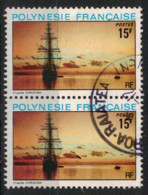 POLYNESIE     N°  YVERT : 101 X 2 OBLITERE       ( OB   10 / 09 ) - Used Stamps