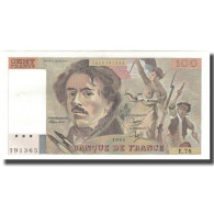 France, 100 Francs, Delacroix, 1984, SUP, Fayette:69.8a, KM:154b - 100 F 1978-1995 ''Delacroix''