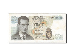 Billet, Belgique, 20 Francs, 1964-1966, 1964-06-15, KM:138, TTB - Sonstige & Ohne Zuordnung