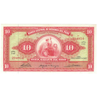 Billet, Pérou, 10 Soles De Oro, 1965, 1965-02-26, KM:88, SPL - Pérou