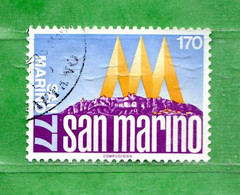 SAN MARINO ° 1977 - ESPOSIZIONE INTERNAZIONALE "SAN MARINO 77.  Lire 170. .Unif. 976 .Usati - Used Stamps