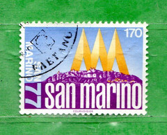 SAN MARINO ° 1977 - ESPOSIZIONE INTERNAZIONALE "SAN MARINO 77.  Lire 170. .Unif. 976 .Usati - Gebraucht