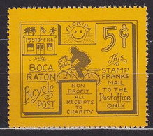 1974 États-Unis United States BOCA RATON FLORIDA ** MNH Vélo Cycliste Cyclisme Bicycle Cyclist Cycling Fahrrad Ra [by75] - Ciclismo