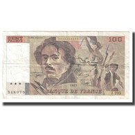 France, 100 Francs, Delacroix, 1993, BRUNEEL, BONARDIN, VIGIER, TTB - 100 F 1978-1995 ''Delacroix''