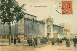 Narbonne * La Place Et Les Halles * Marché Marchands Foire - Narbonne