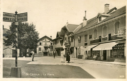 S8758 Cpsm 74 Saint Cergue - La Place - Saint-Cergues