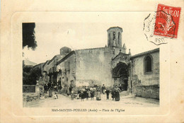 Mas Stes Puelles * La Place De L'église Du Village * Villageois - Other & Unclassified