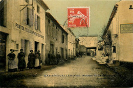 Mas Stes Puelles * Avenue De Castelnaudary * Postes Ptt * Villageois - Autres & Non Classés