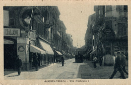 ALESSANDRIA CITTÀ - Tram - Via Umberto I - Società Di Navigazione Lloyd - VG - AC025 - Alessandria